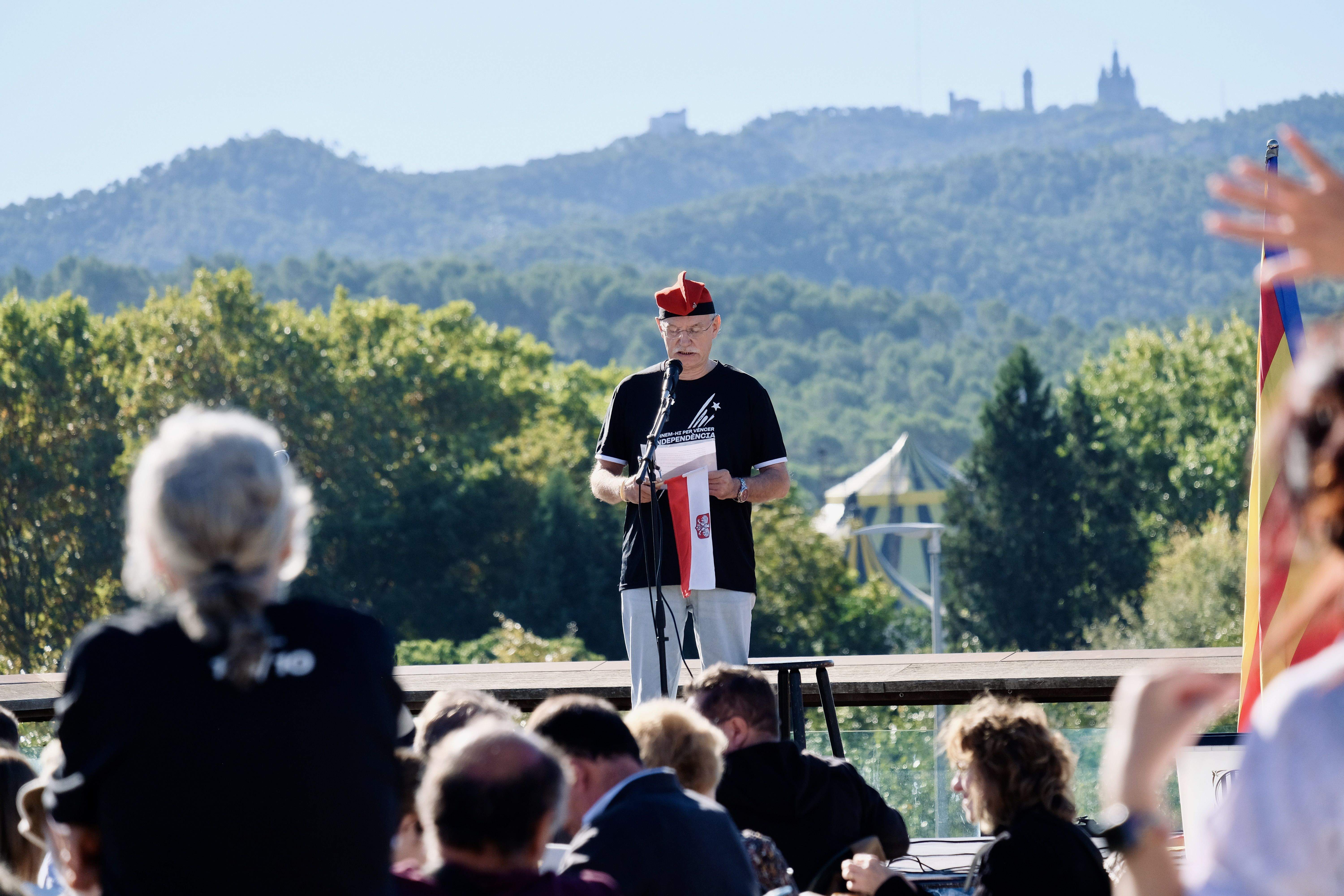 Lectura de fragments de diverses declaracions d'independència. FOTO: Ale Gómez
