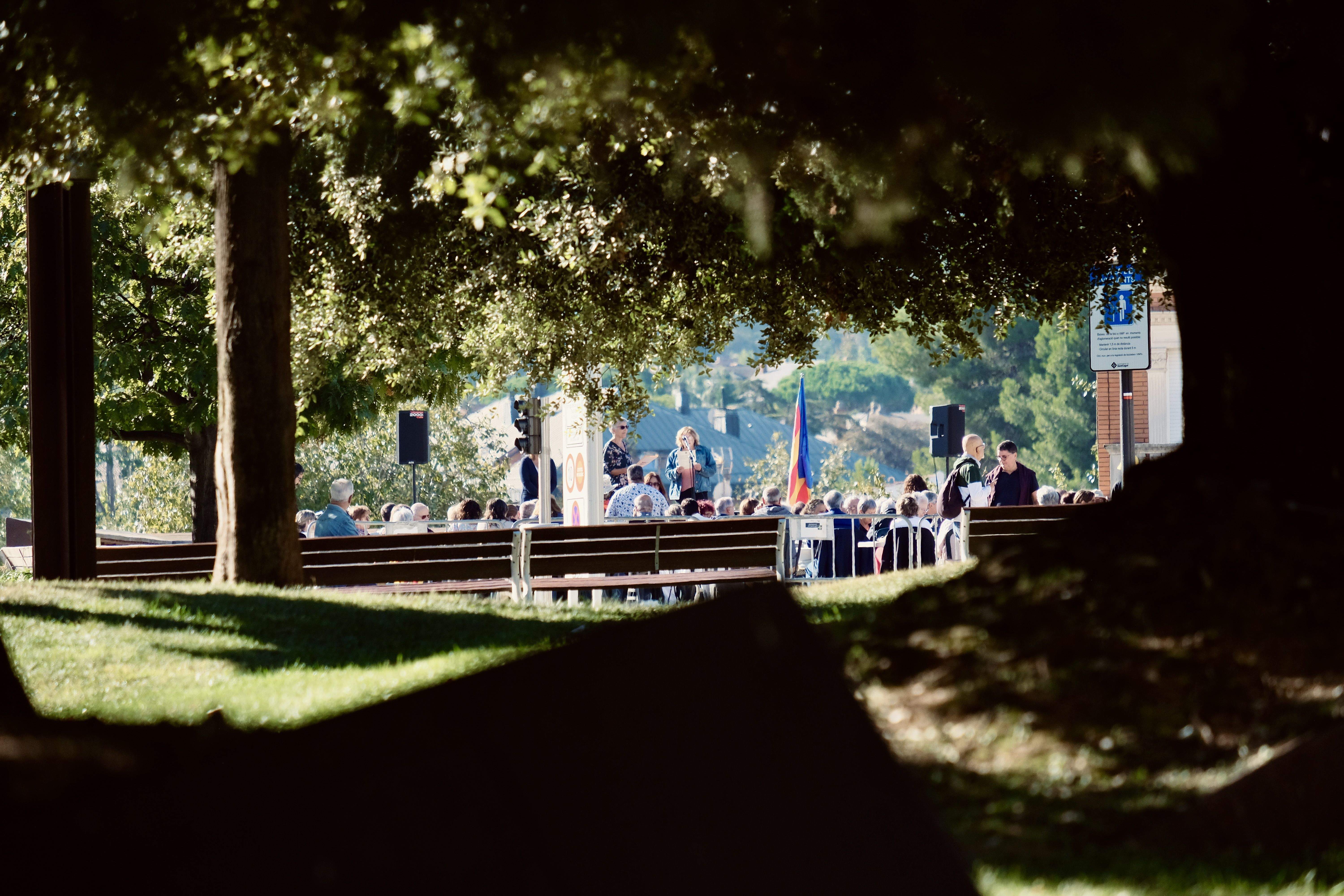 Lectura de fragments de diverses declaracions d'independència. FOTO: Ale Gómez