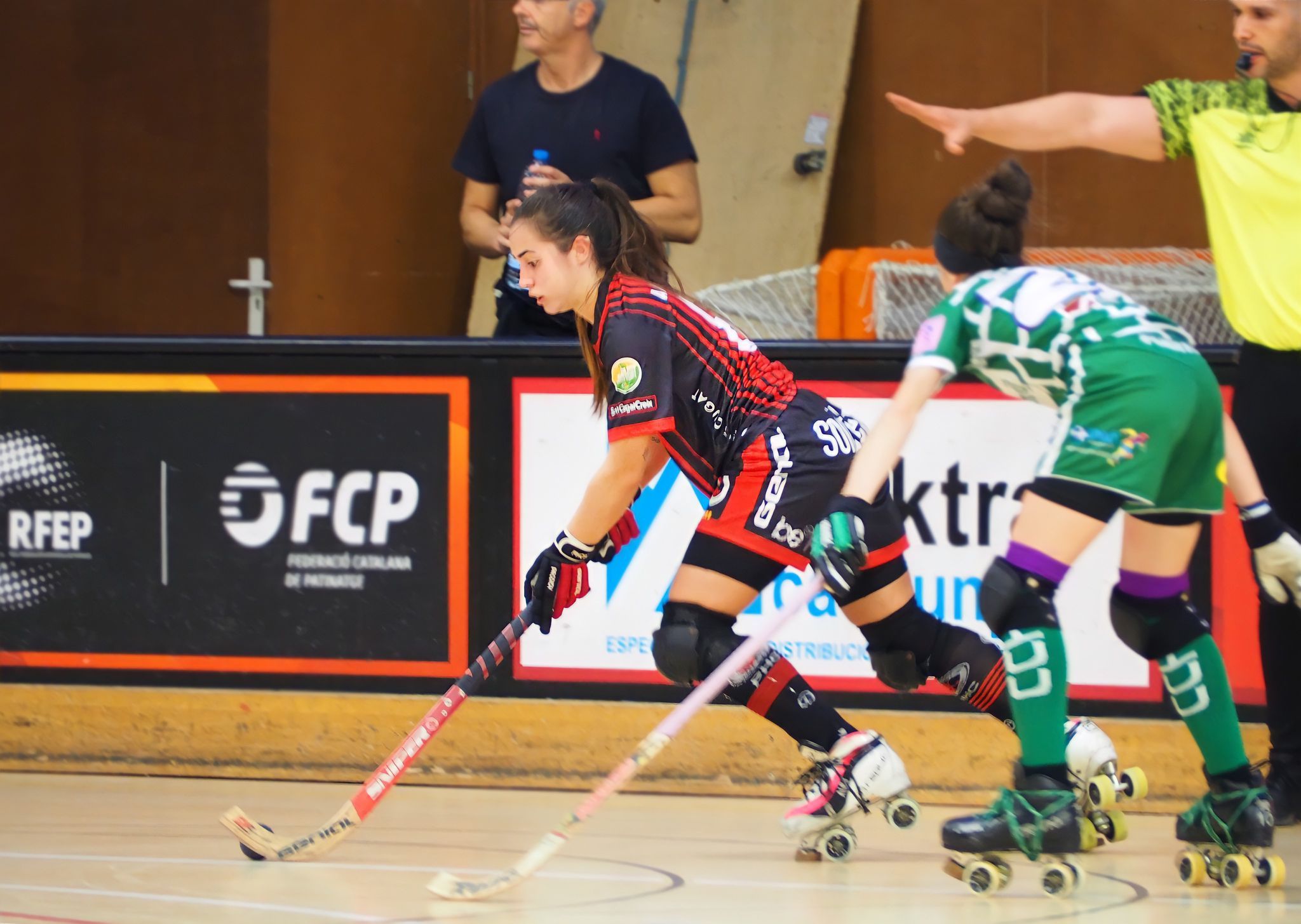 Alba Ambrós, del Solideo PHC Sant Cugat, en la primera victòria de les vermell-i-negres de la temporada. FOTO: Cedida