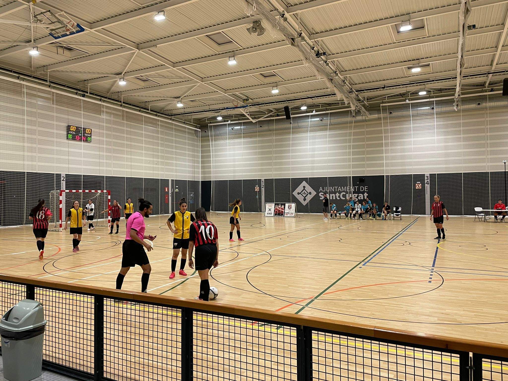 L'FS Sant Cugat, en el seu debut a la Divisió d'Honor. FOTO: Oriol Hermosilla