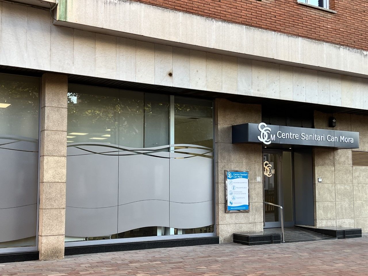 Façana de les noves instal·lacions del Centre Sanitari Can Mora FOTO: Cedida