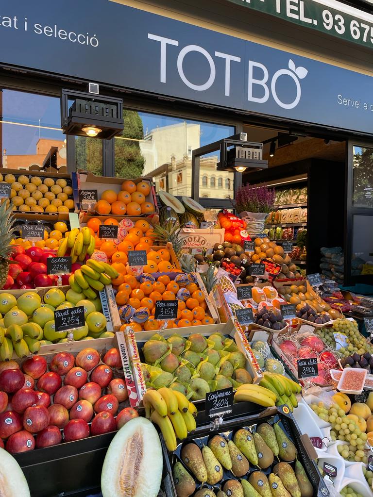 El TOT BO destaca per la seva selecció de fruita i verdura de primera qualitat FOTO: Paula Piñol