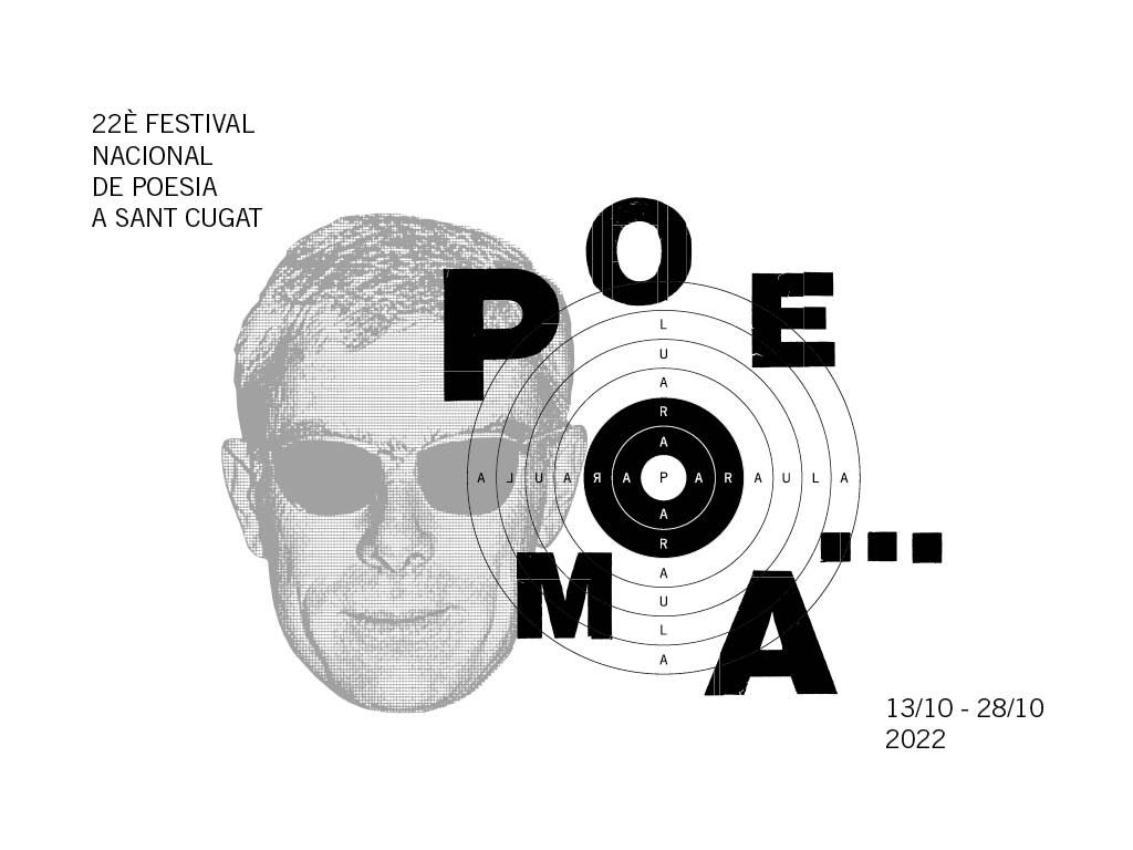 Cartell del Festival Nacional de Poesia a Sant Cugat 2022