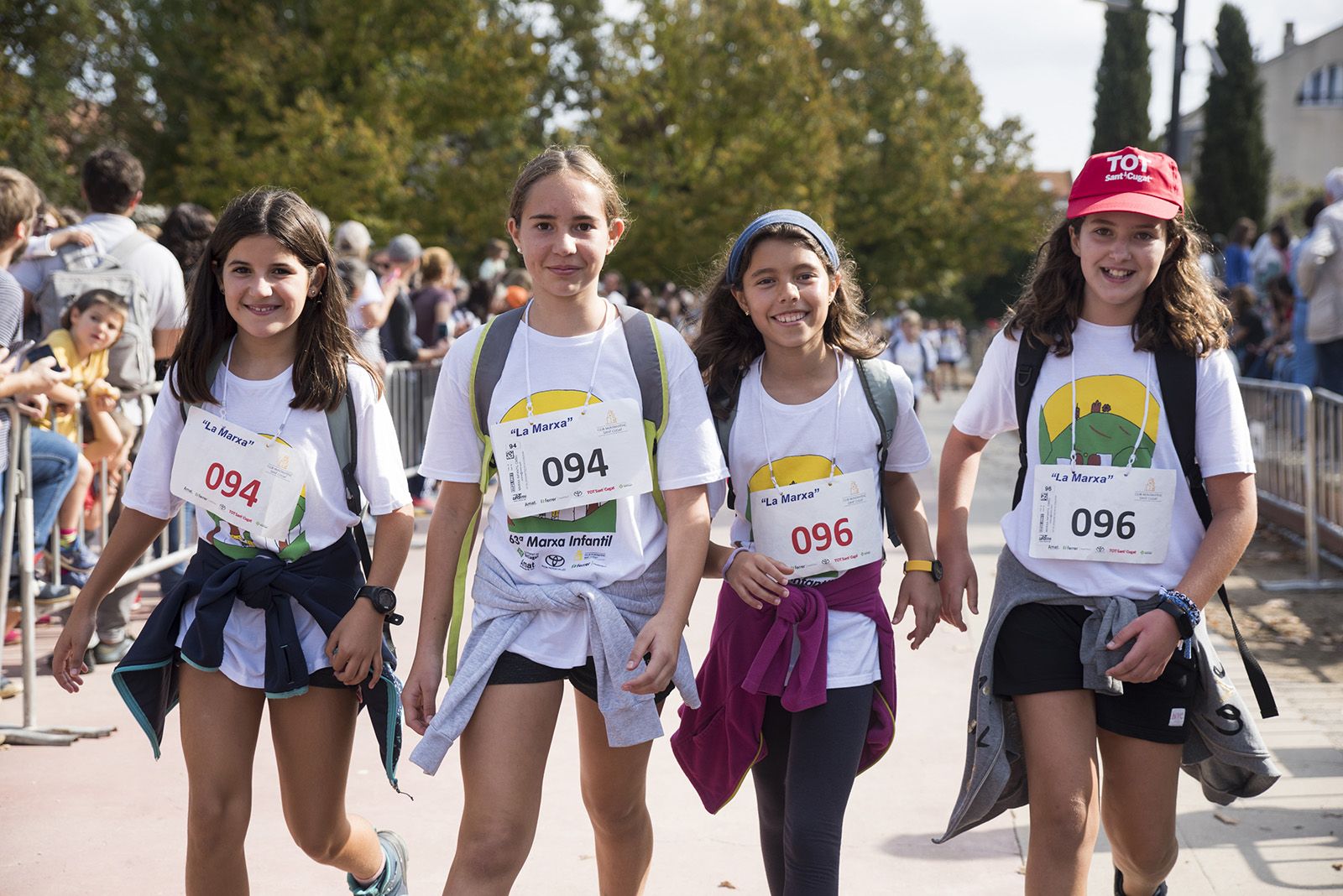 Infants a la Marxa Infantil del 2022. FOTO: Bernat Millet