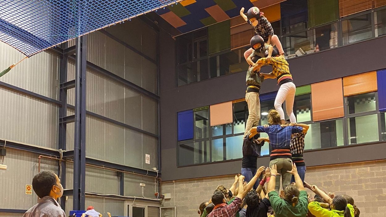 Els Gausacs a la Sala Canigó FOTO: Castellers de Sant Cugat