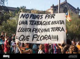 Manifestació a favor de la independència. FOTO: Marina Testa