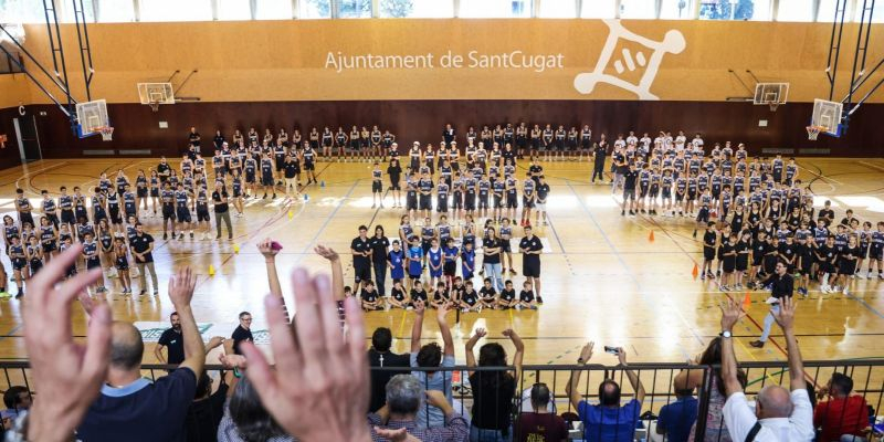 El Qbasket Sant Cugat té més de 300 jugadors i 22 equips. FOTO: Ajuntament