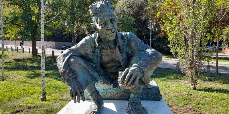 Cara a cara amb 'La otra cara' de Javier de Mendoza. FOTO: Cristina Cabasés