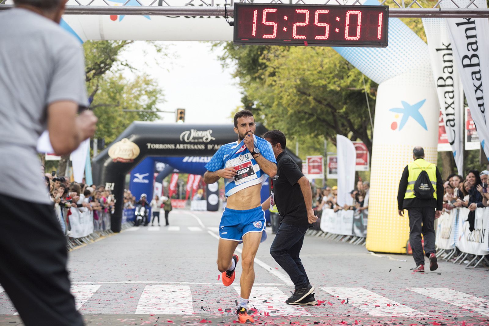 2on guanyador de La Cursa de Rac1 a Sant Cugat. FOTO: Bernat Millet.