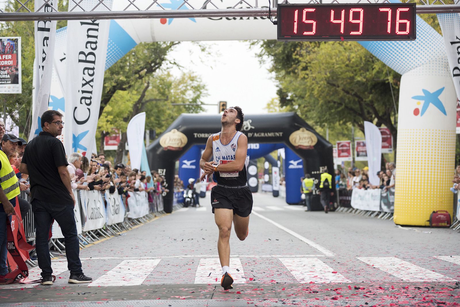 3er guanyador de La Cursa de Rac1 a Sant Cugat. FOTO: Bernat Millet.