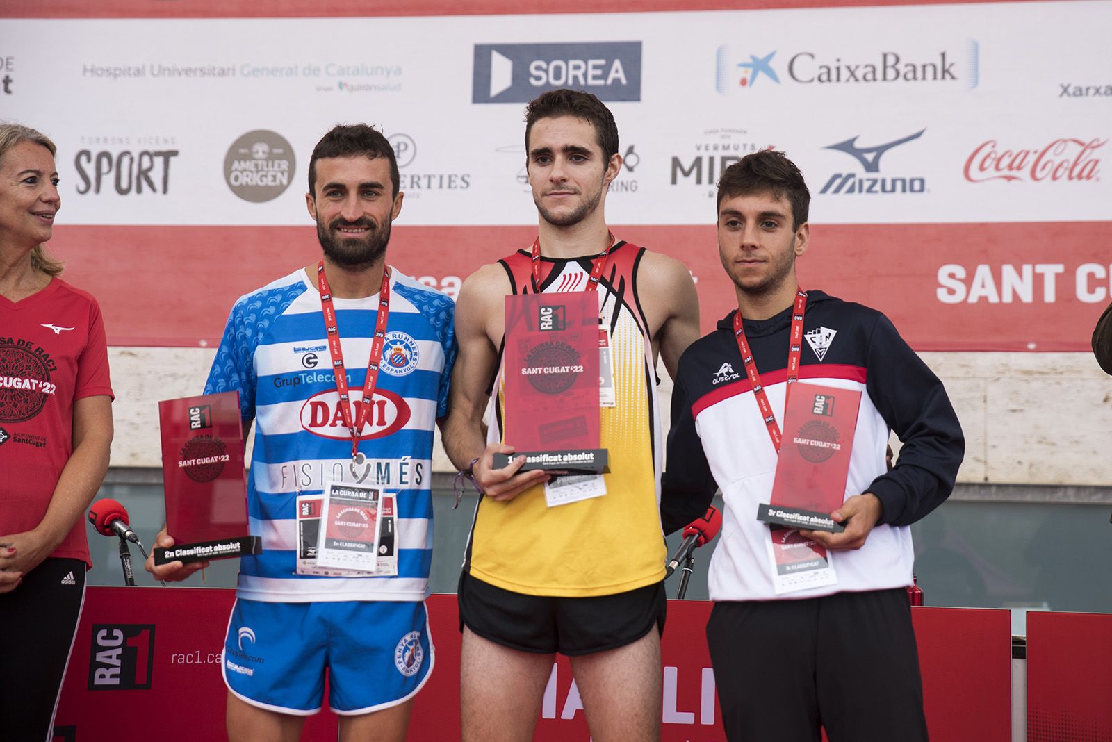 Entrega de premis als guanyadors de La Cursa de Rac1 a Sant Cugat. FOTO: Bernat Millet.
