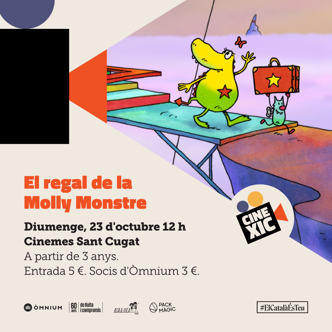 Cartell de la projecció 'El regal de la Molly Monstre'