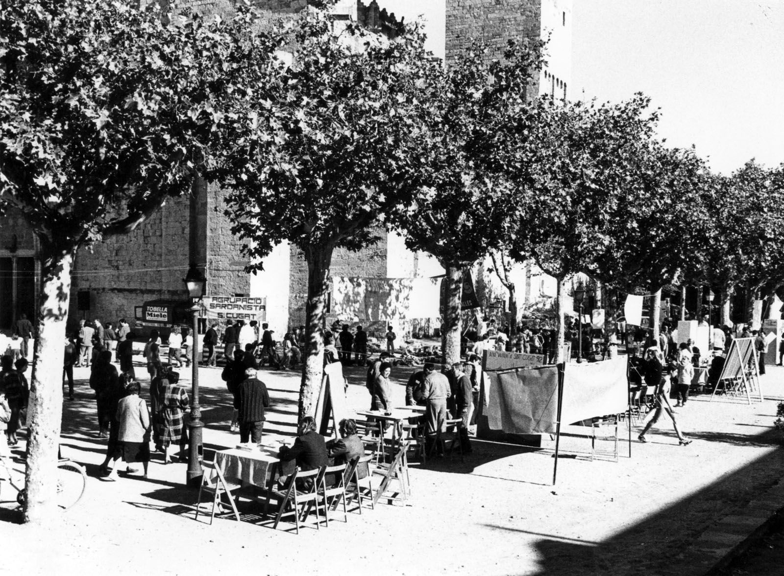 Jardins del Paga-li Joan per Festa de Tardor, 1987. FOTO: Arxiu