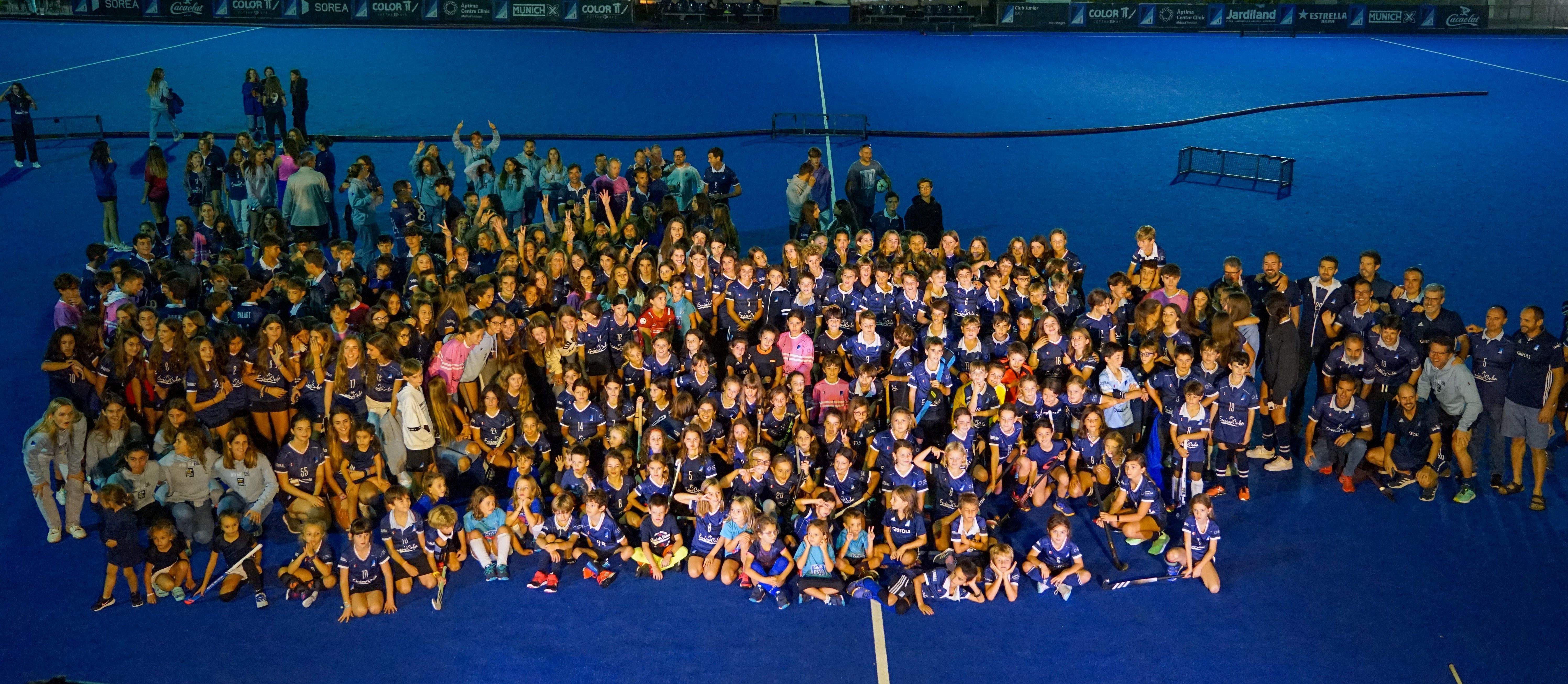Presentació d'equips de la secció d'hoquei herba del Junior FC. FOTO: Cedida