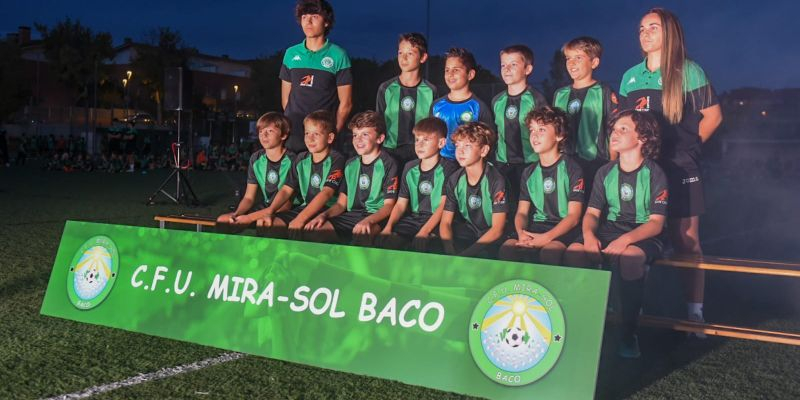 Presentació equips CFU Mira-sol Baco. FOTO: Ajuntament