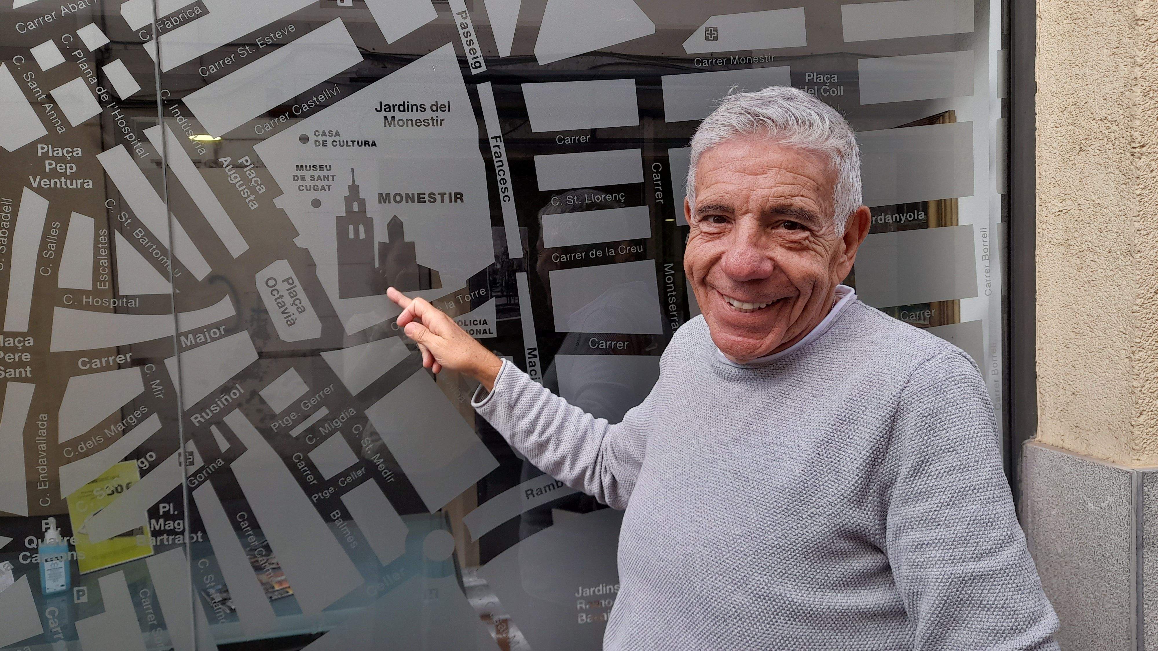 Eduard Estivill a la seu del TOT Sant Cugat. FOTO: Cristina Cabasés