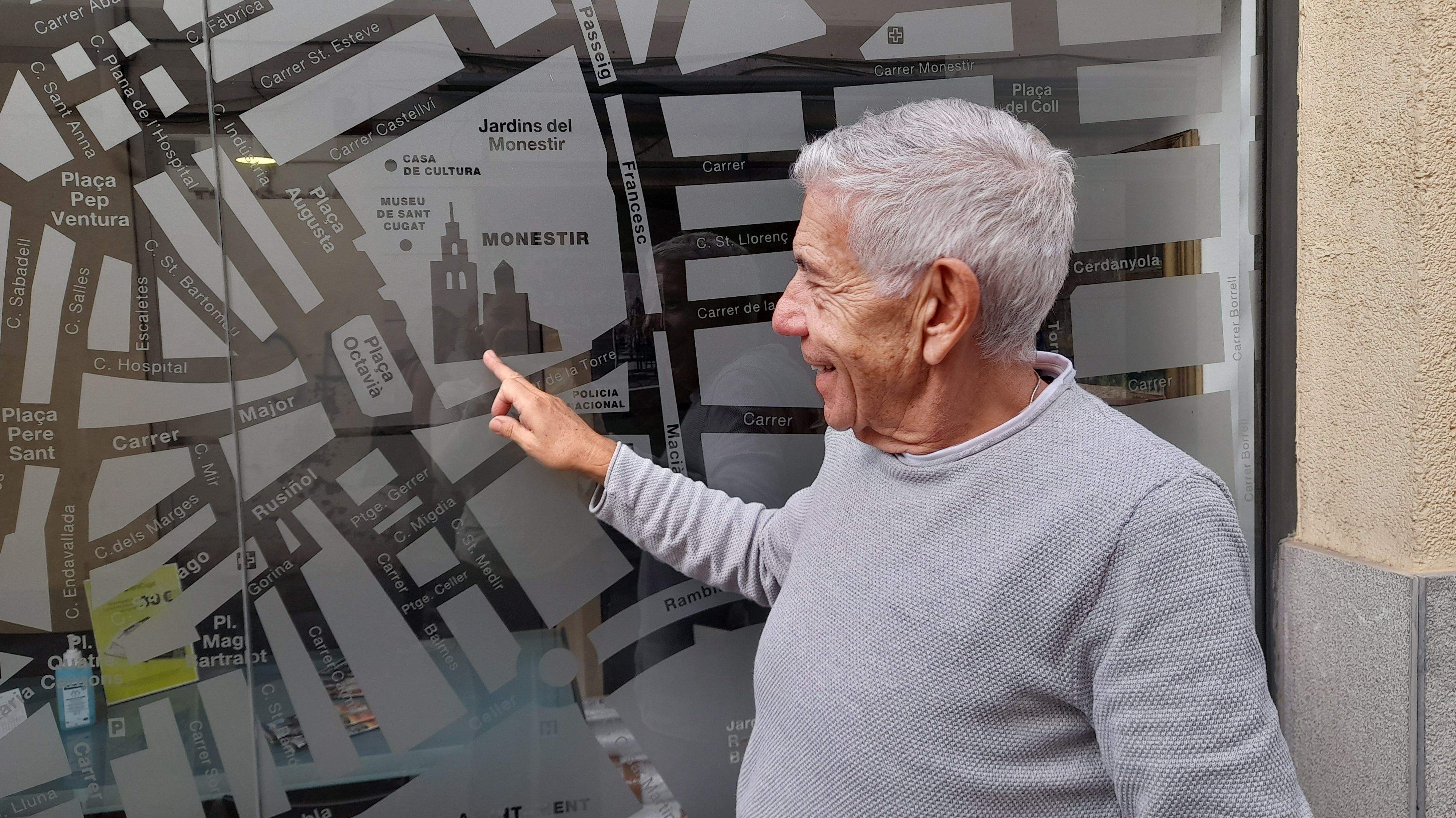 Eduard Estivill a la seu del TOT Sant Cugat. FOTO: Cristina Cabasés