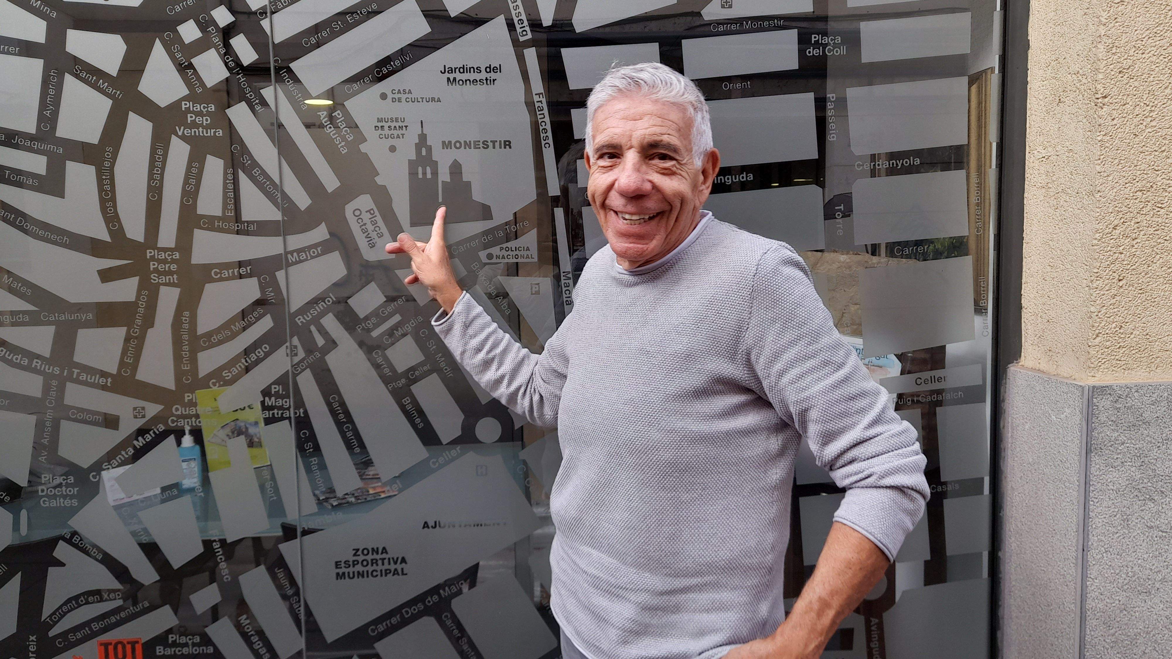 Eduard Estivill a la seu del TOT Sant Cugat. FOTO: Cristina Cabasés