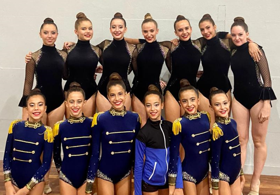 El Club Gimnàstica Sant Cugat en la Copa Catalana de Conjunts Base. FOTO: CGRESC