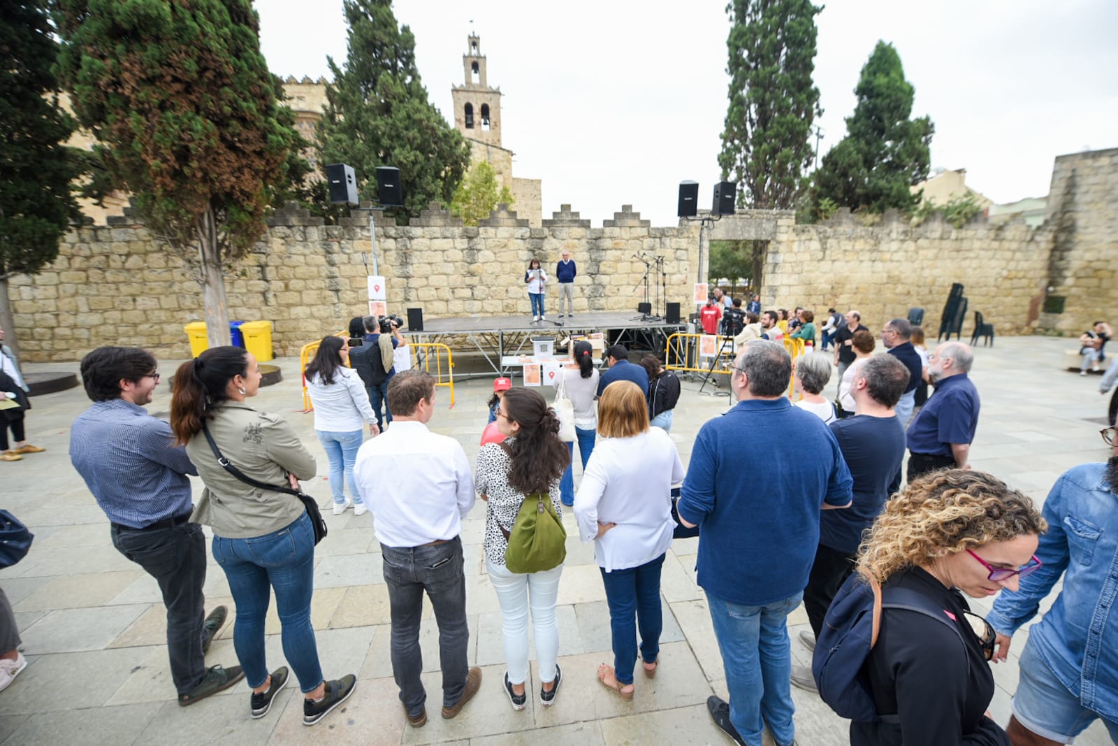 La lectura del manifest FOTO: Ajuntament 