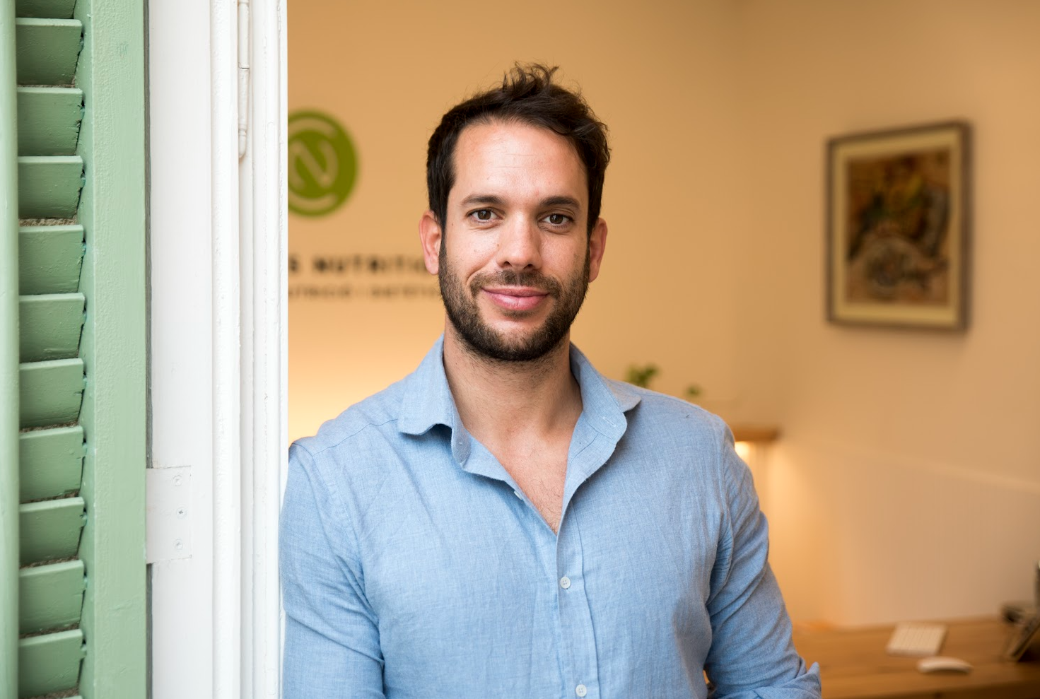 Oriol Cabanas, a l'espai de Cabanas Nutrition a Sant Cugat FOTO: Bernat Millet