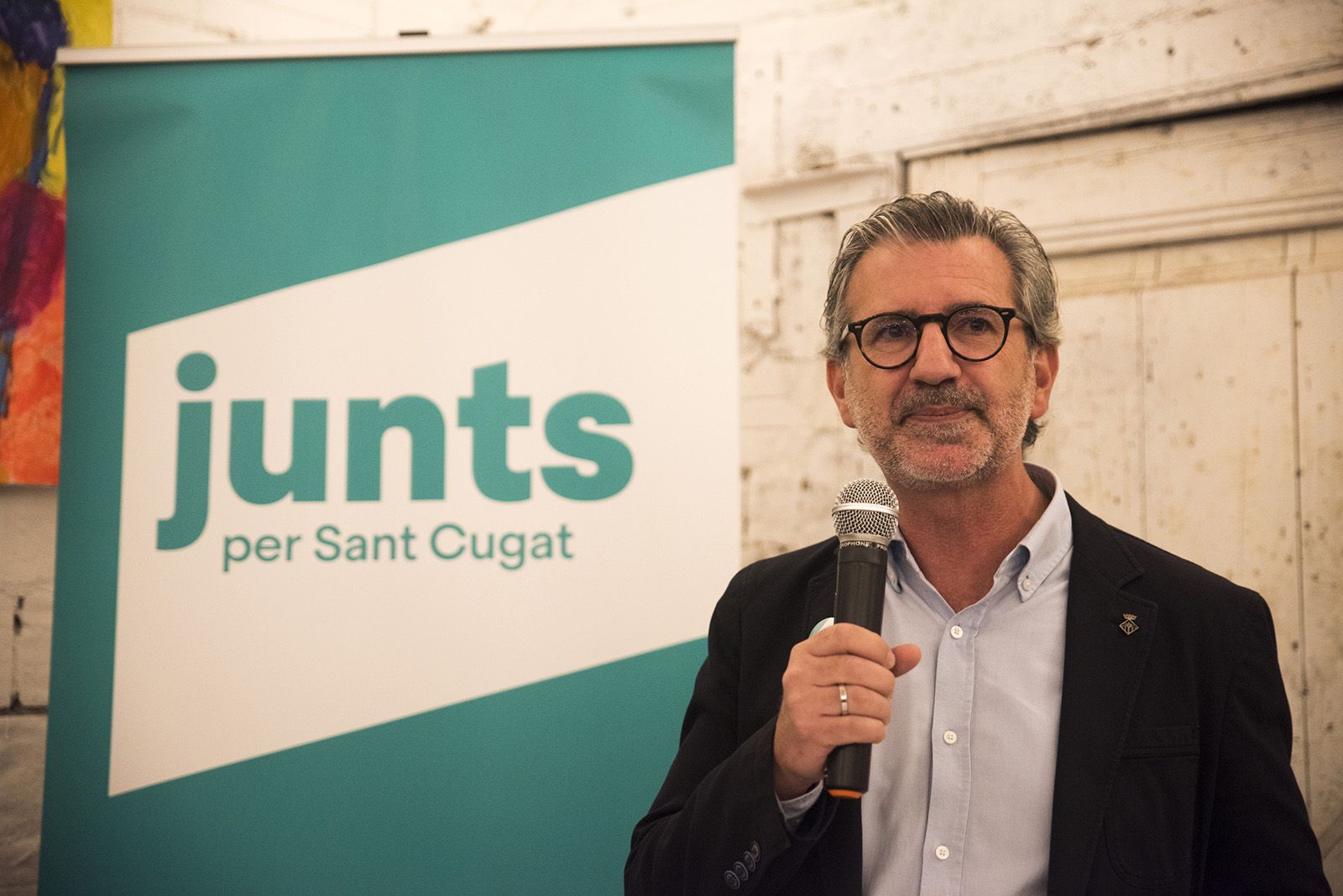 Josep Maria Vallès, regidor i alcaldable de Junts per Sant Cugat. FOTO: Bernat Millet