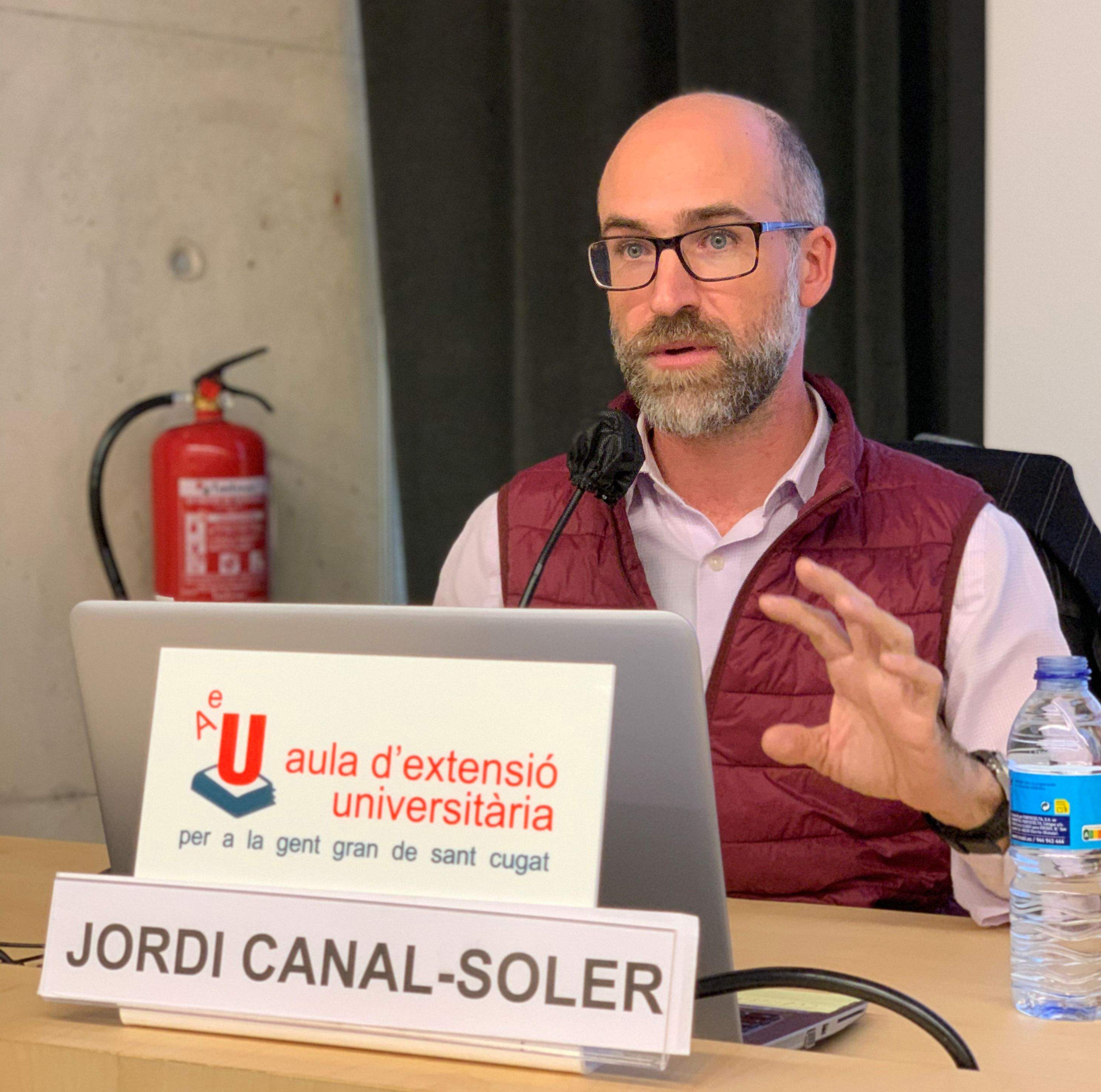 Jordi Canal-Soler. FOTO: Aula Sant Cugat
