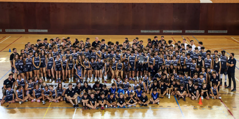 En aquesta temporada 2022/2023 el Qbasket Sant Cugat té 22 equips i 300 jugadors. FOTO: Cedida