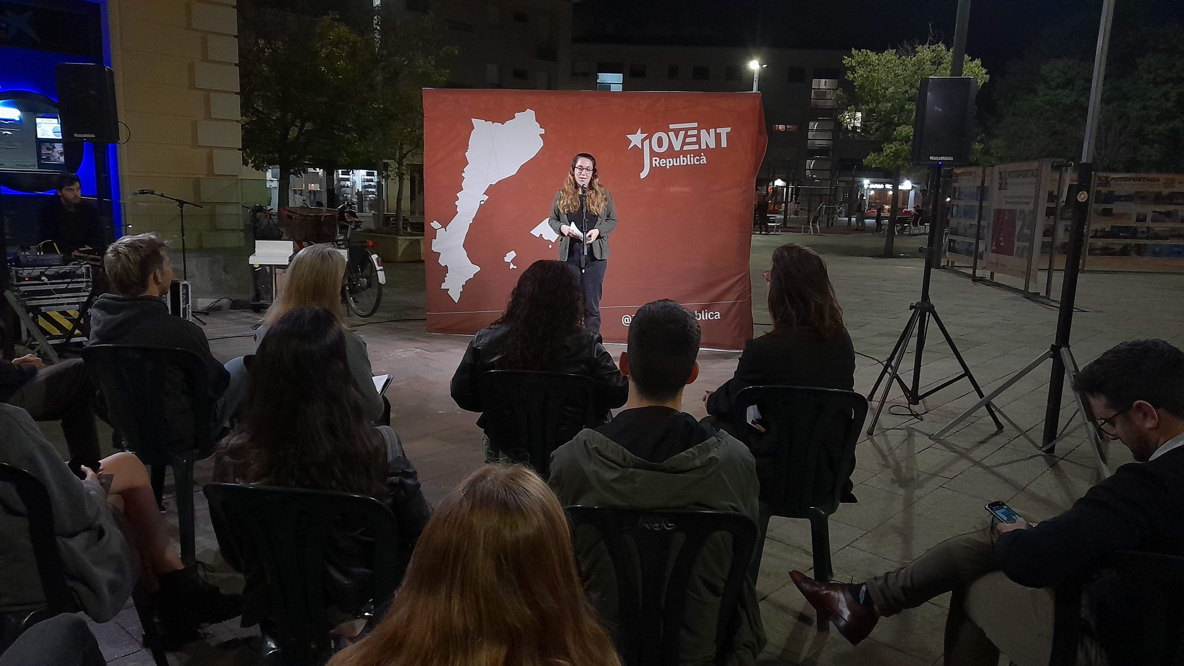Mariona Arnau es presenta com a candidata de la JERC. FOTO: Cristina Cabasés