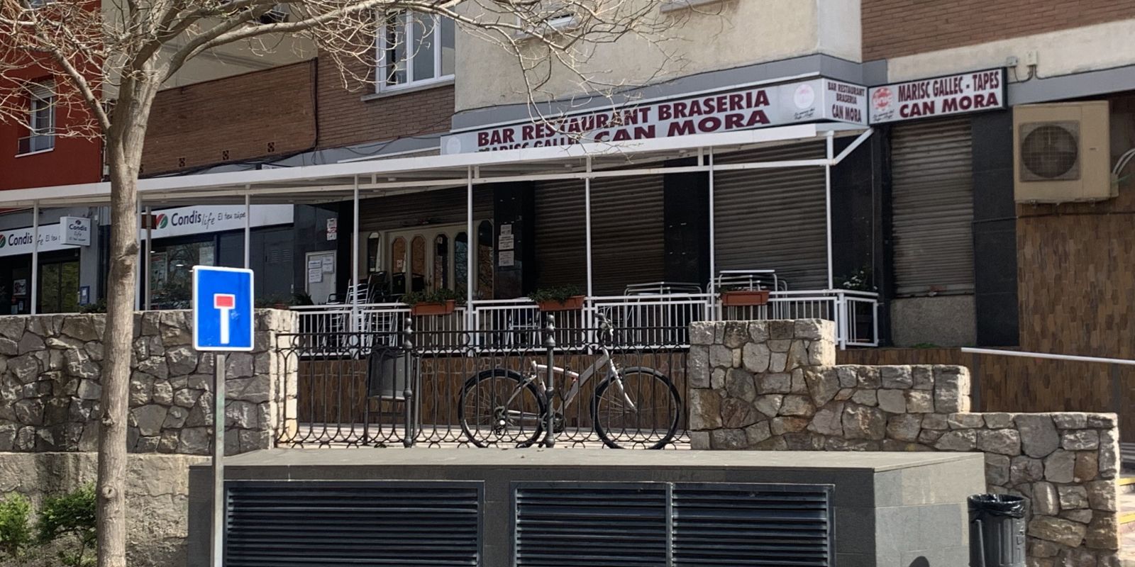 El restaurant Can Mora, conegut també com El Gallego, va tancar el 2022 després de 22 anys. 