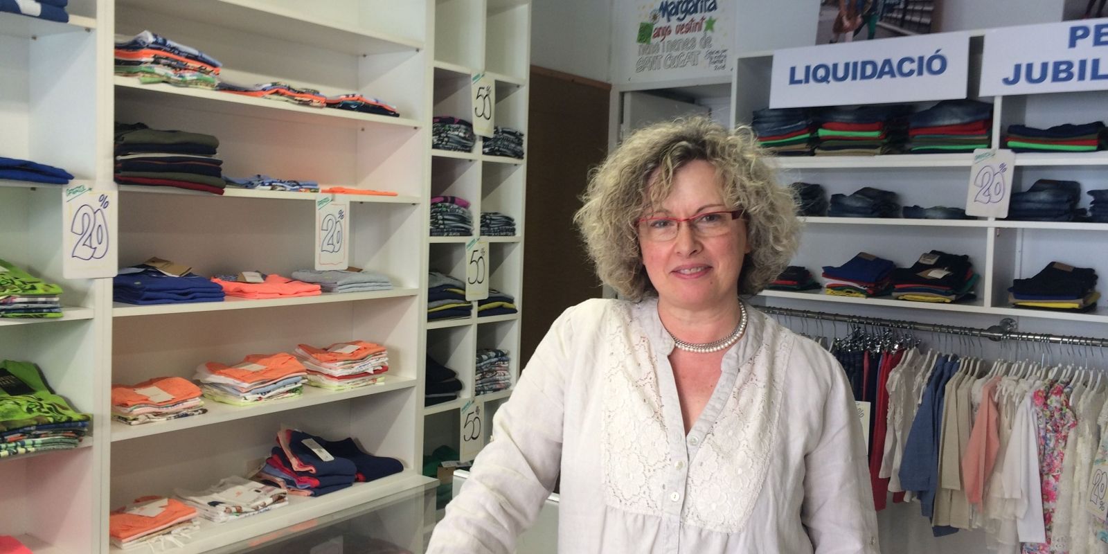 Margarita. La botiga de moda infantil del carrer Xerric va tancar el 2016 després de més de 30 anys d’activitat, per la jubilació de la propietària.