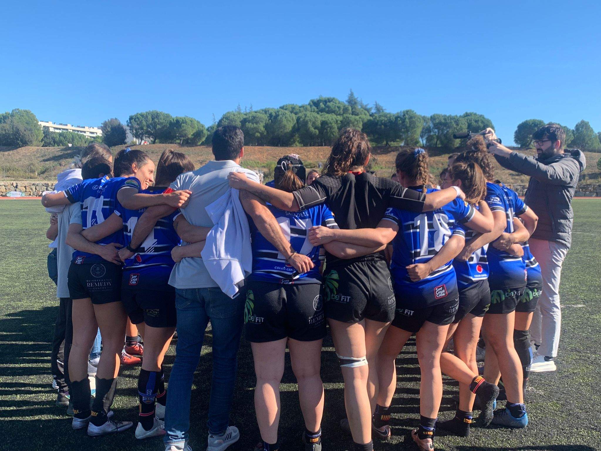 El Rugby Sant Cugat vol optar a jugar el play-off al títol. FOTO: Nielo Ballart