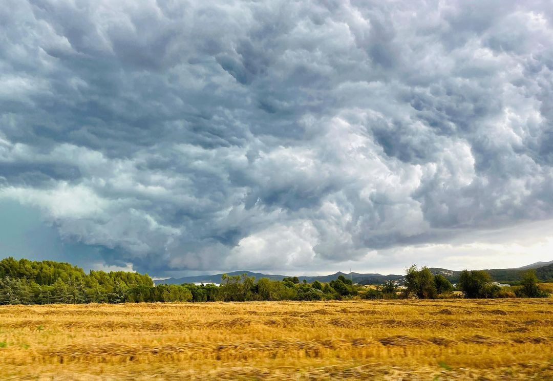 La verdadera bandera ukraïna…. - Sant Cugat FOTO: @what.the.eye.saw    