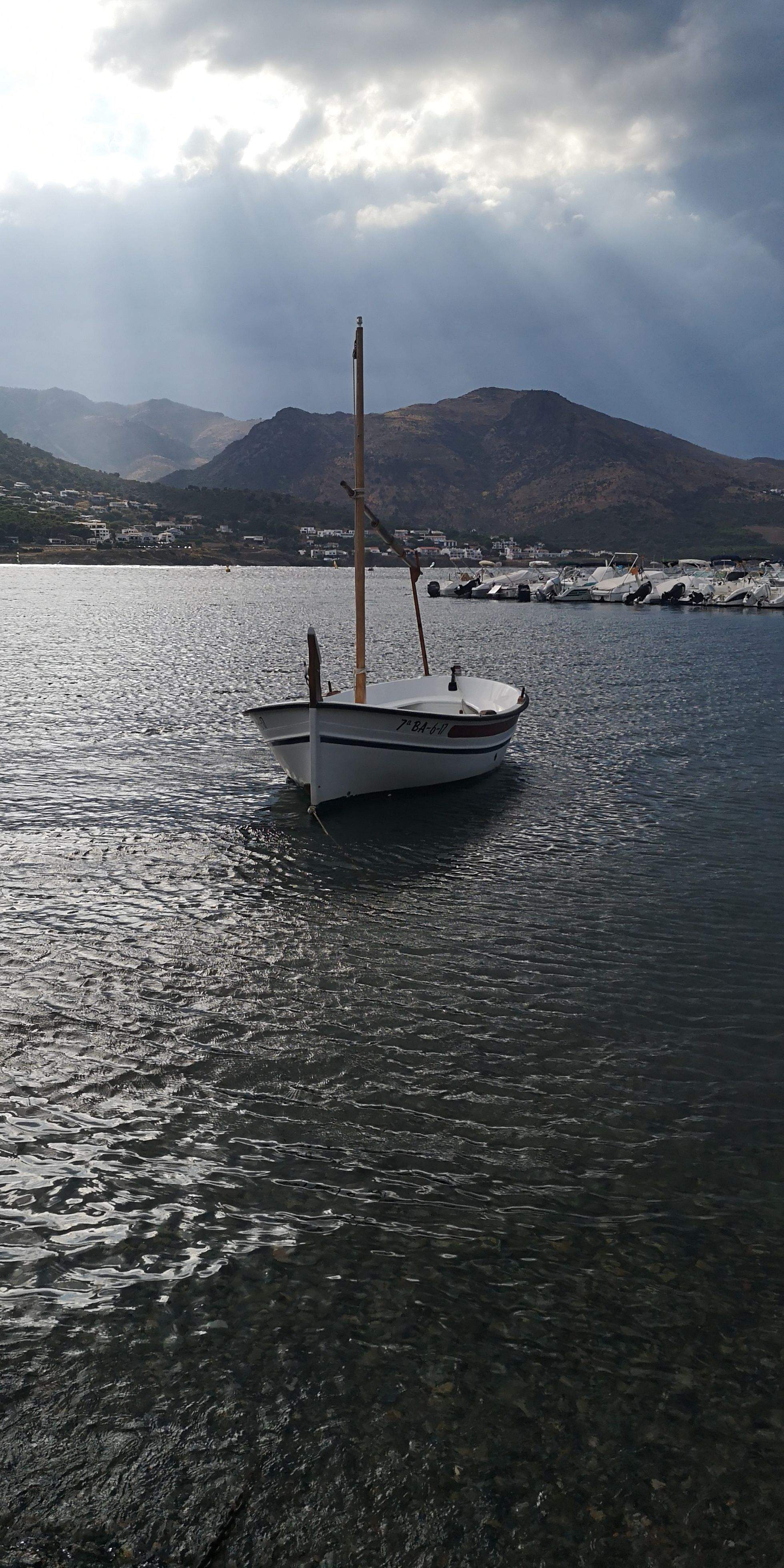 Just l'instant abans de la tampesta · Port de la Selva  FOTO: Judith Torres