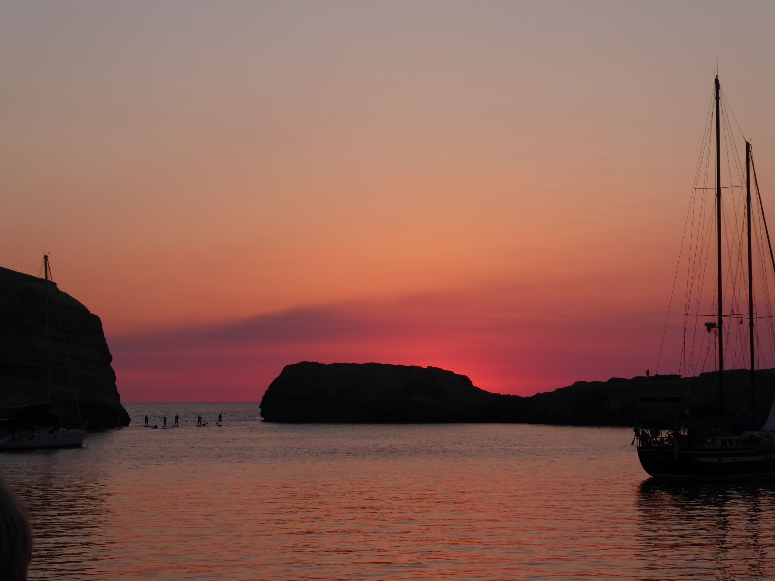 Fent padel surf a la posta de sol · Gozo   Malta FOTO:  francesca canalias reverter