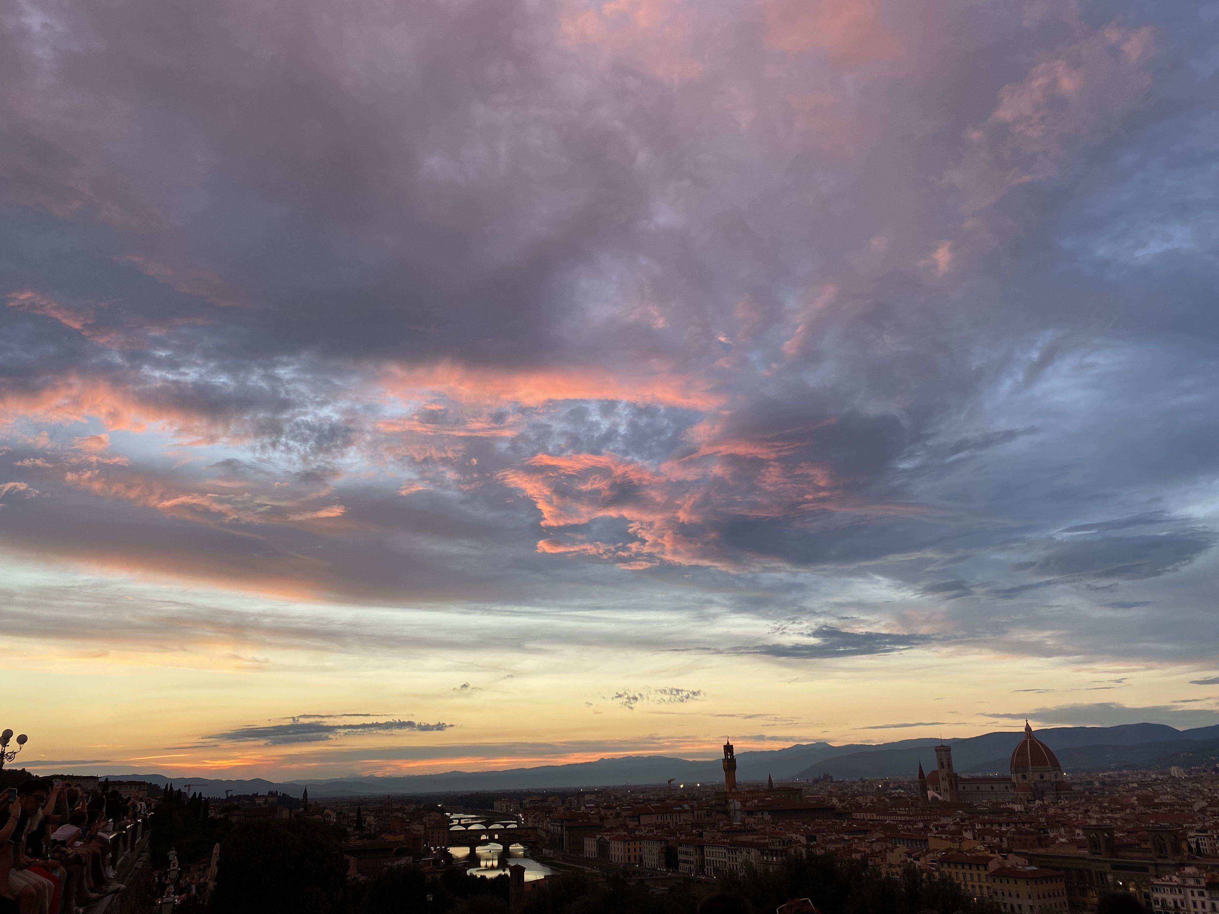 Capvespre des del mirador · Florència (Itàlia) FOTO:  FRANCESC MORELL MIRÓ