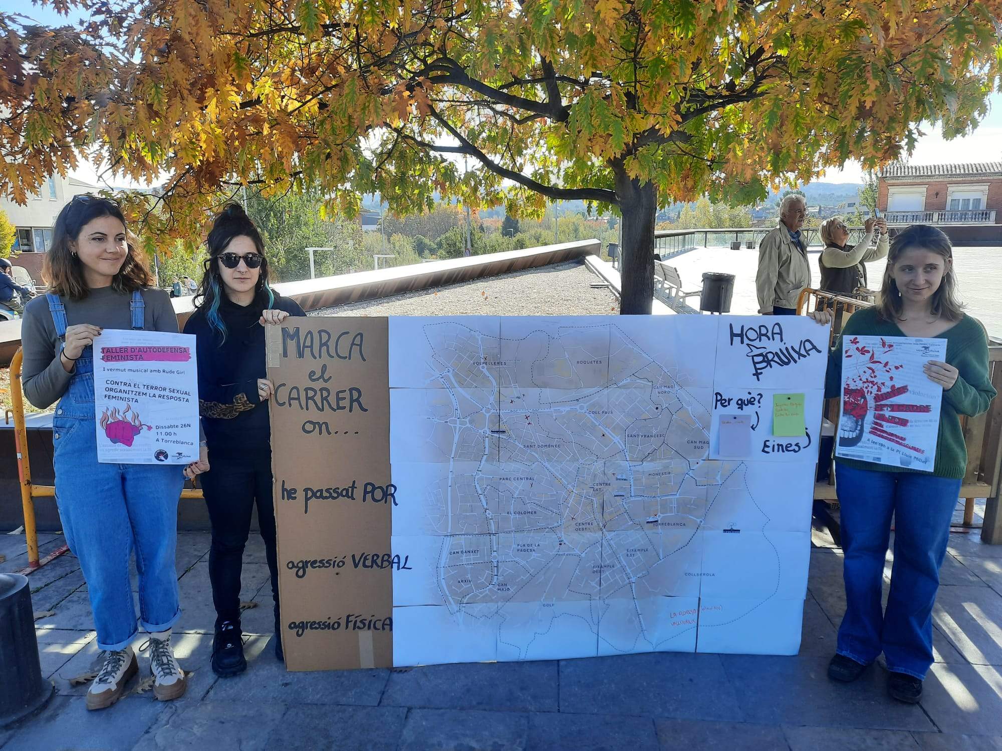 Hora Bruixa ha presentat un mapa per recollir experiències de les santcugatenques FOTO: TOT