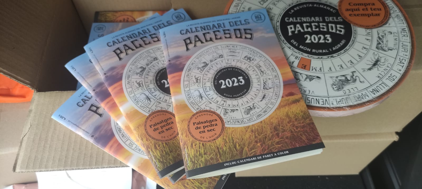 Calendari dels pagesos 2023. FOTO: Twitter @caledelspagesos