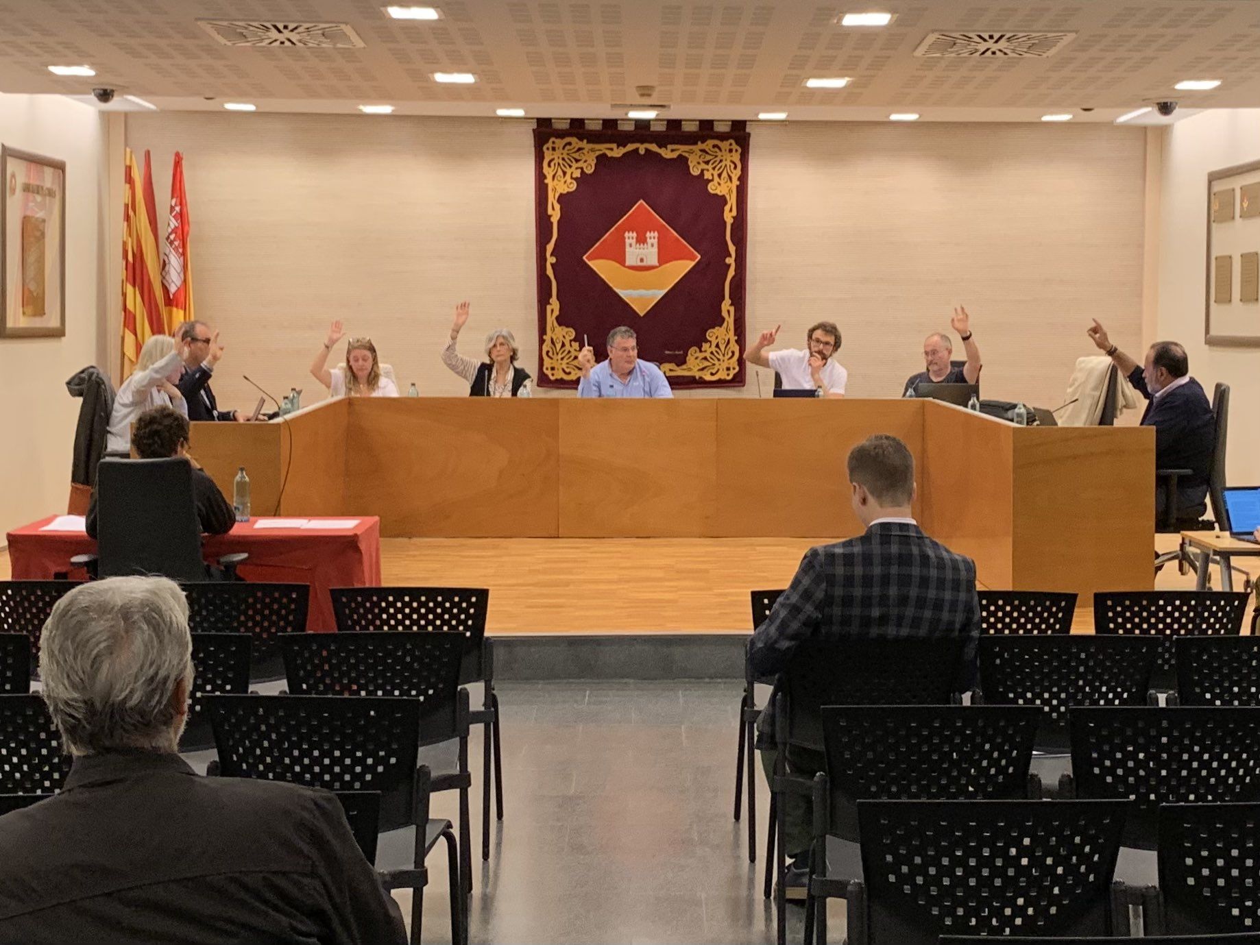 Tots els partits han donat suport a la moció. FOTO: EMD Valldoreix