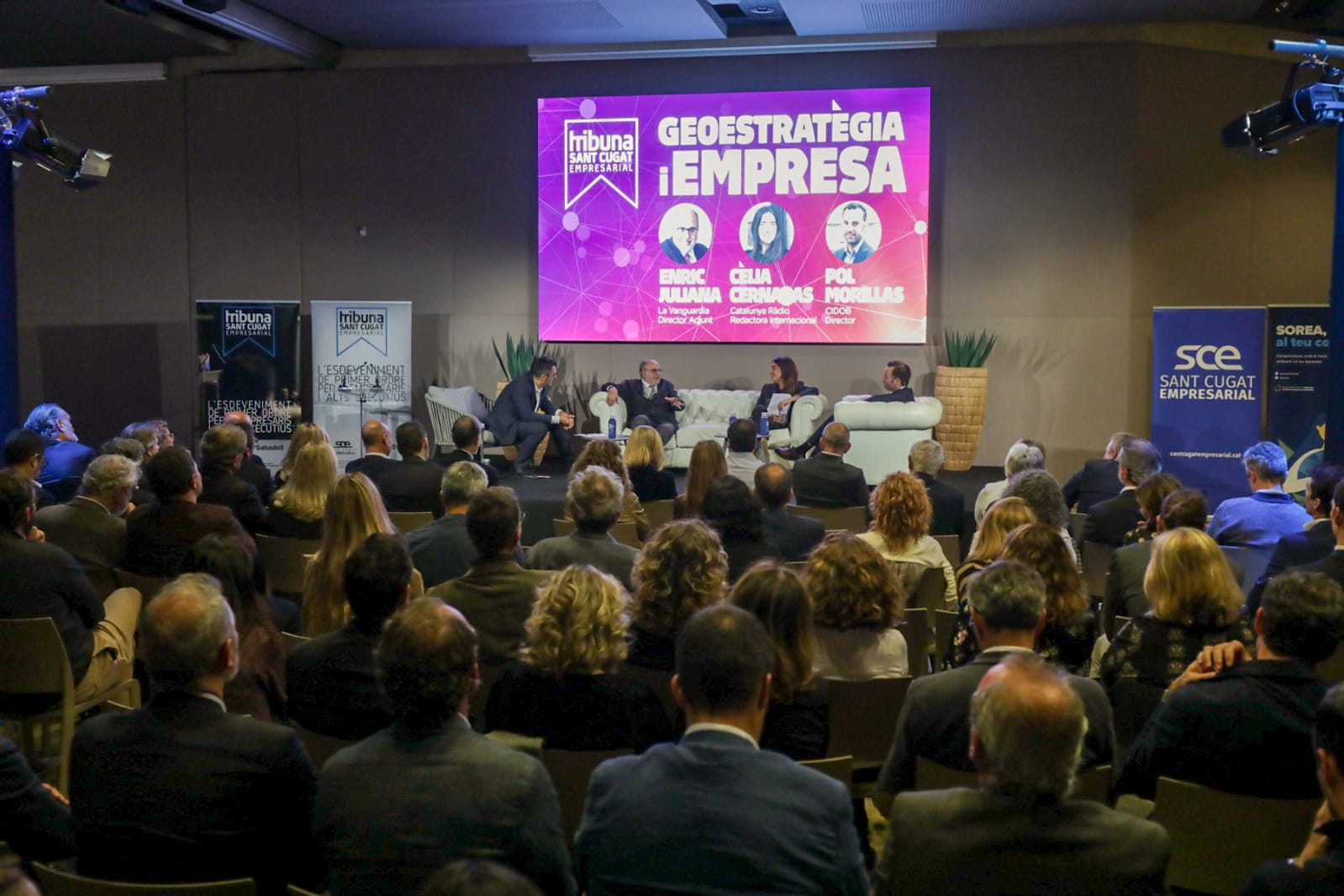 Edició pasada del Tribuna de Sant Cugat Empresarial al QGat Hotel FOTO: Ajuntament de Sant Cugat