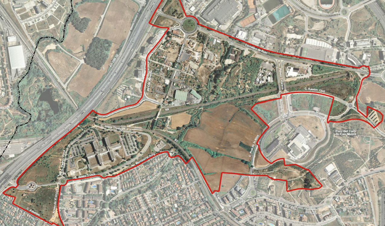 Espai que integra el barri de Ca n'Ametller FOTO: Ajuntament