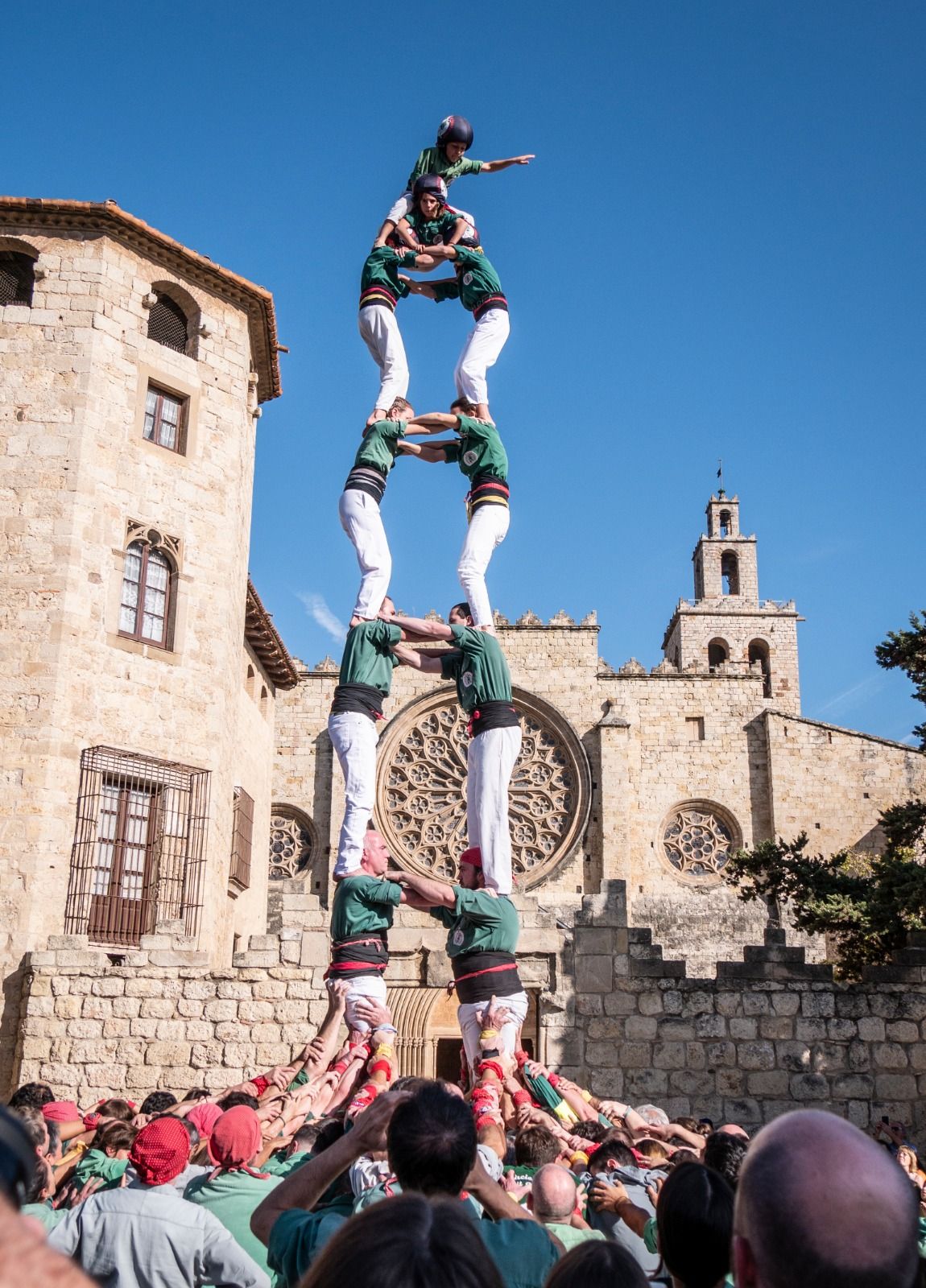 Diada Castellera. FOTO: Castellers de Sant Cugat