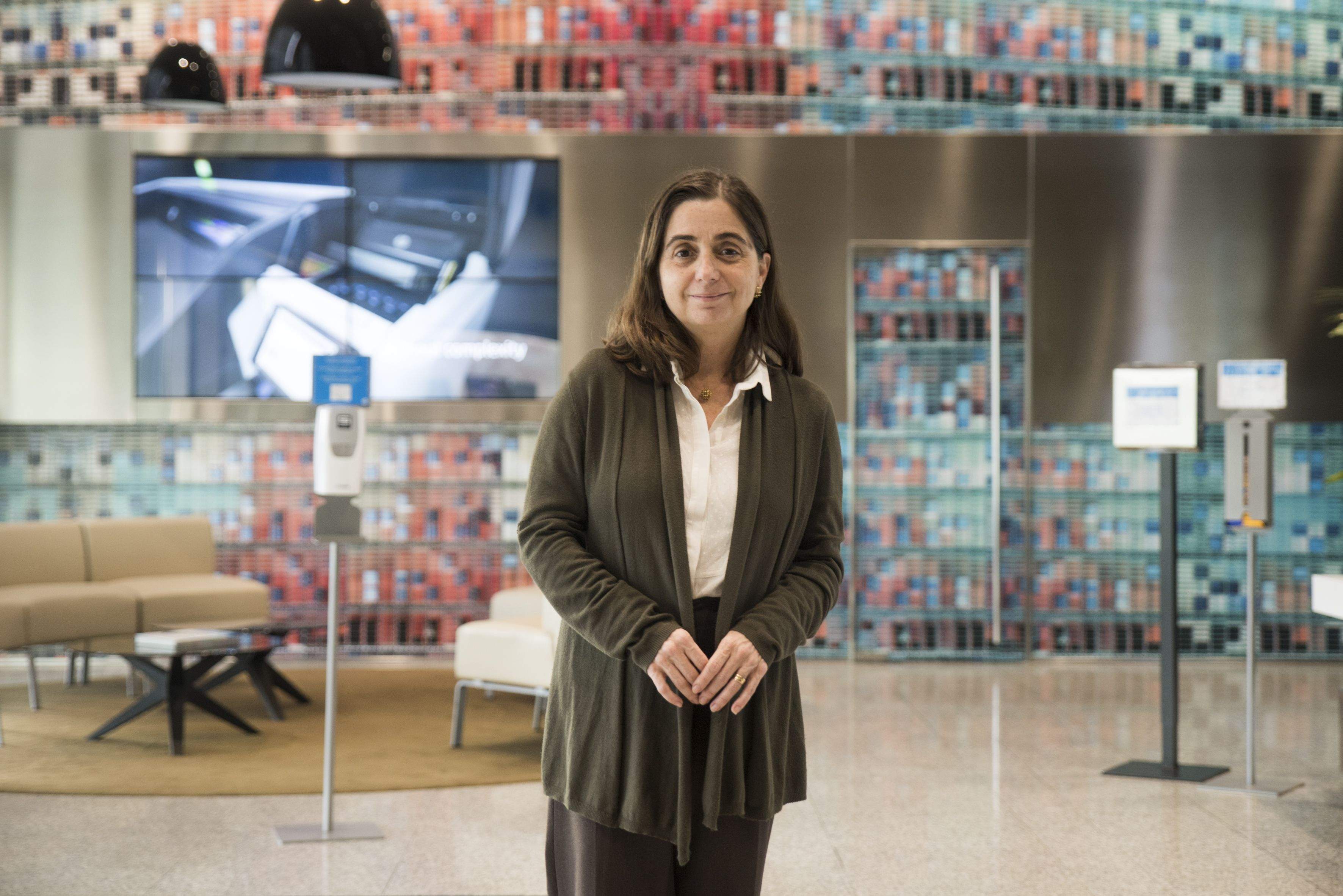 Eva Blanco al centre d'HP a Sant Cugat FOTO: Bernat Bella