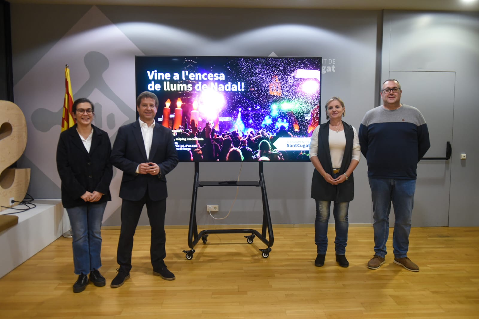 Presentació de les primeres novetats de Nadal 2022. FOTO: Ajuntament