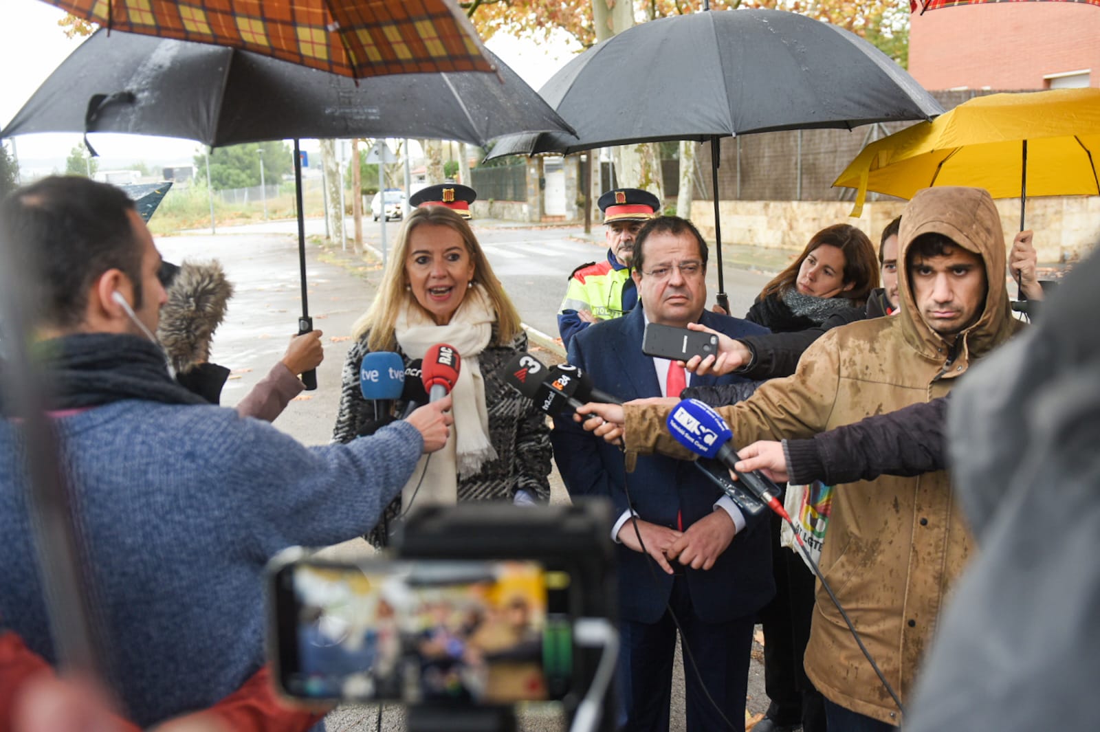 L'alcaldessa de Sant Cugat i el conseller de l'Interior han valorat la limitació de la velocitat FOTO: Ajuntament