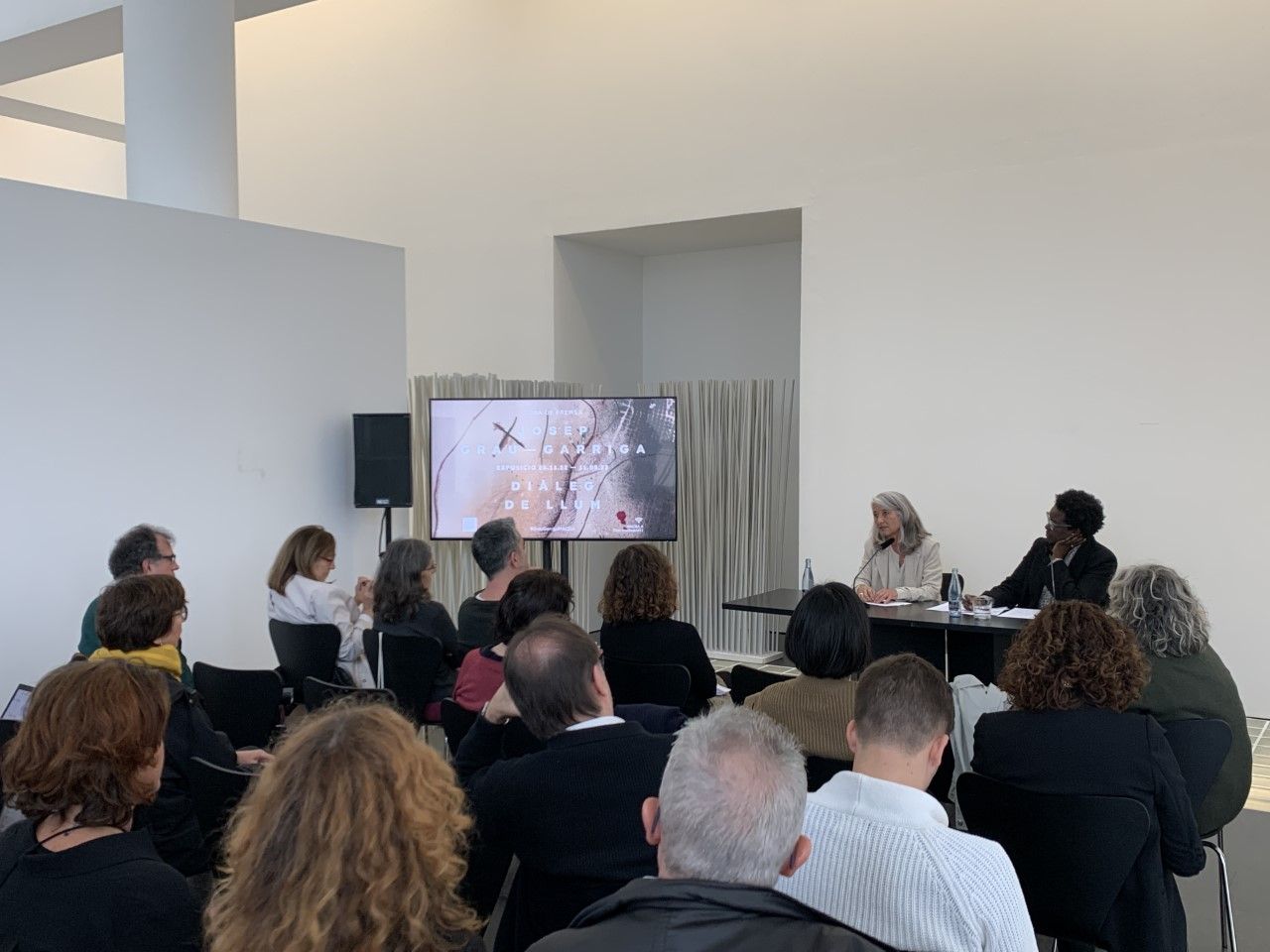 Presentació de 'Josep Grau-Garriga. Diàleg de llum'. FOTO: TOT Sant Cugat