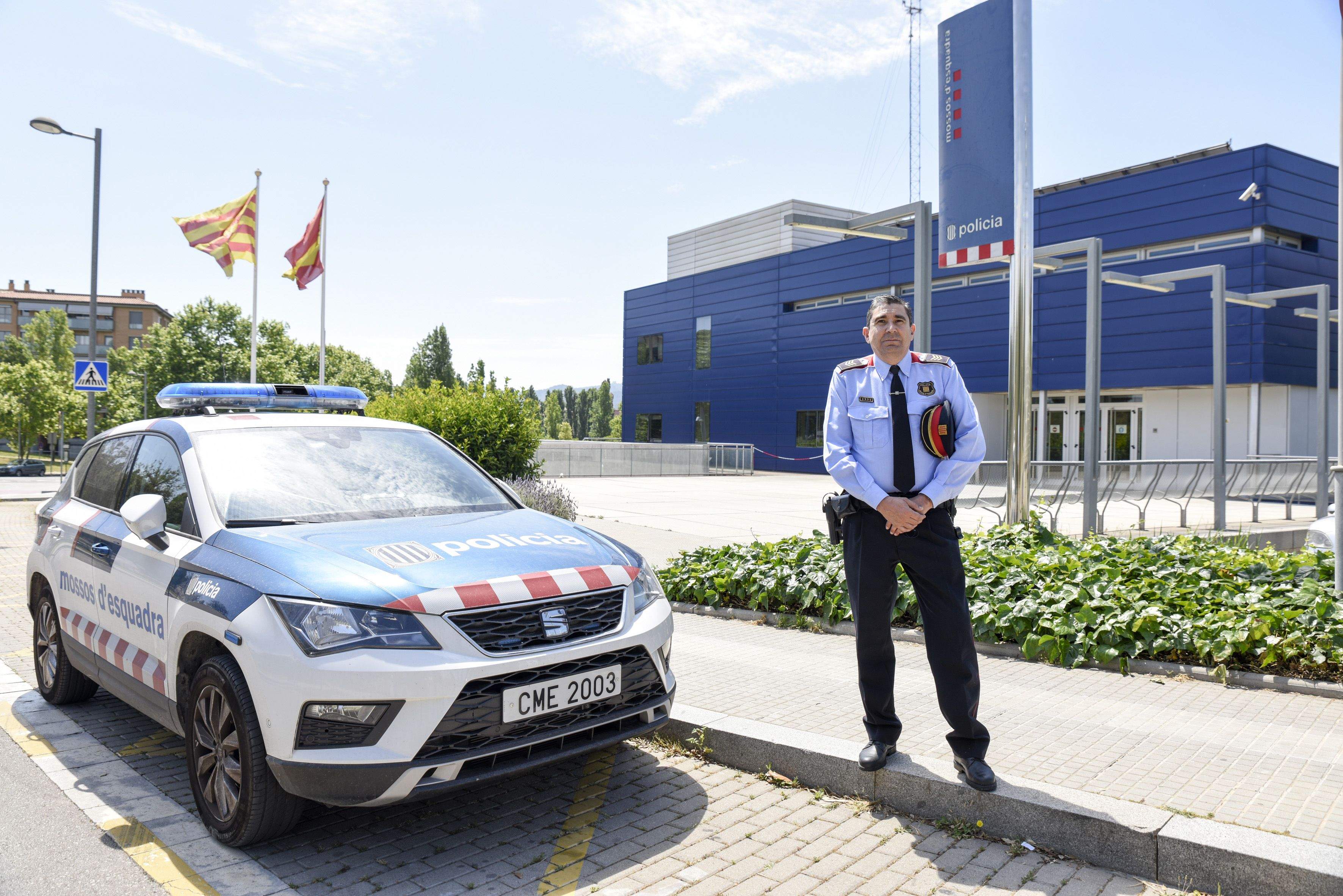 Manel Rodriguez cap de la comissaria Mossos d'Esquadra FOTO: Bernat Millet 
