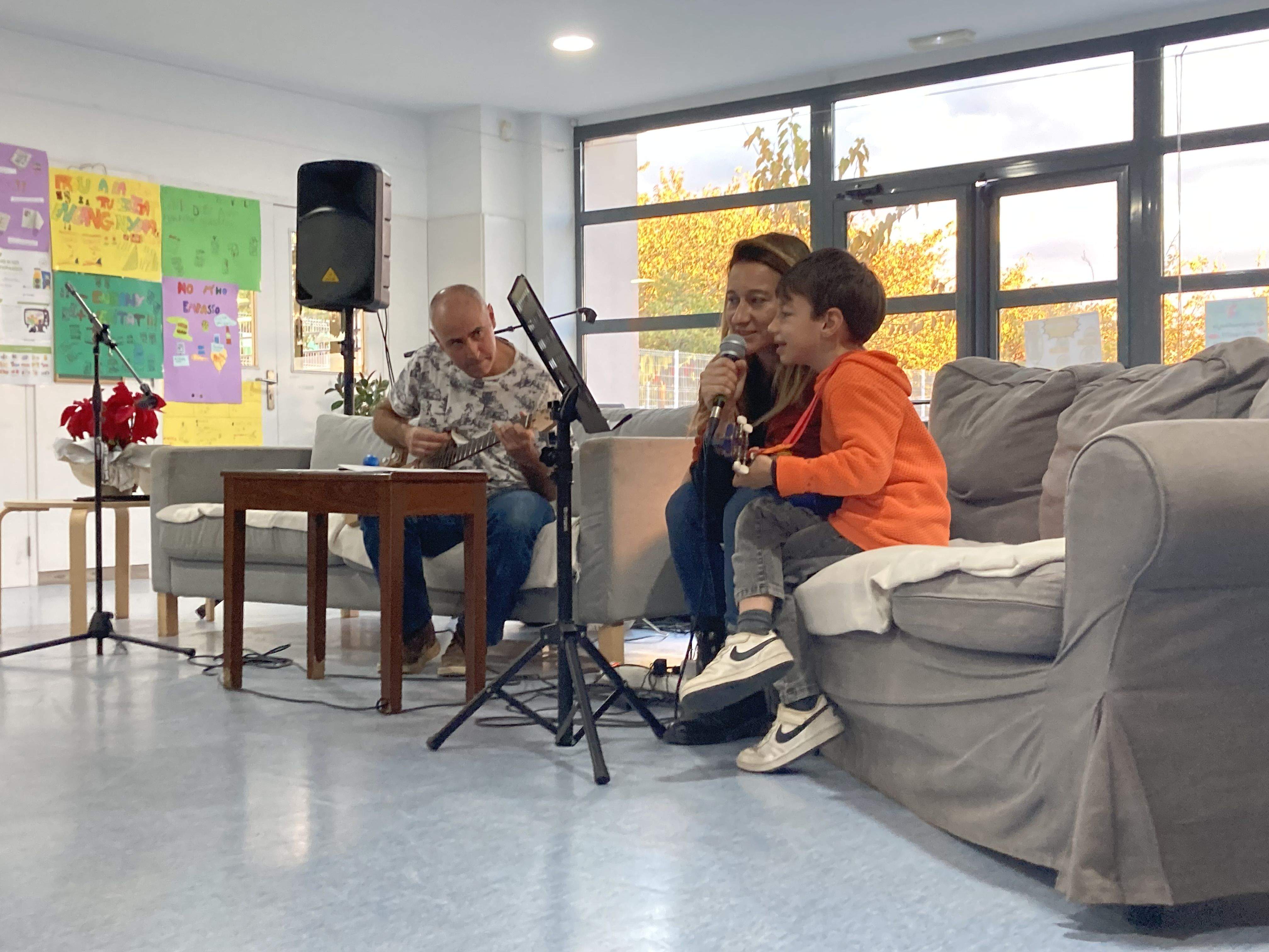 Setmana de la música a l’Escola l'Olivera. FOTO: Cedida
