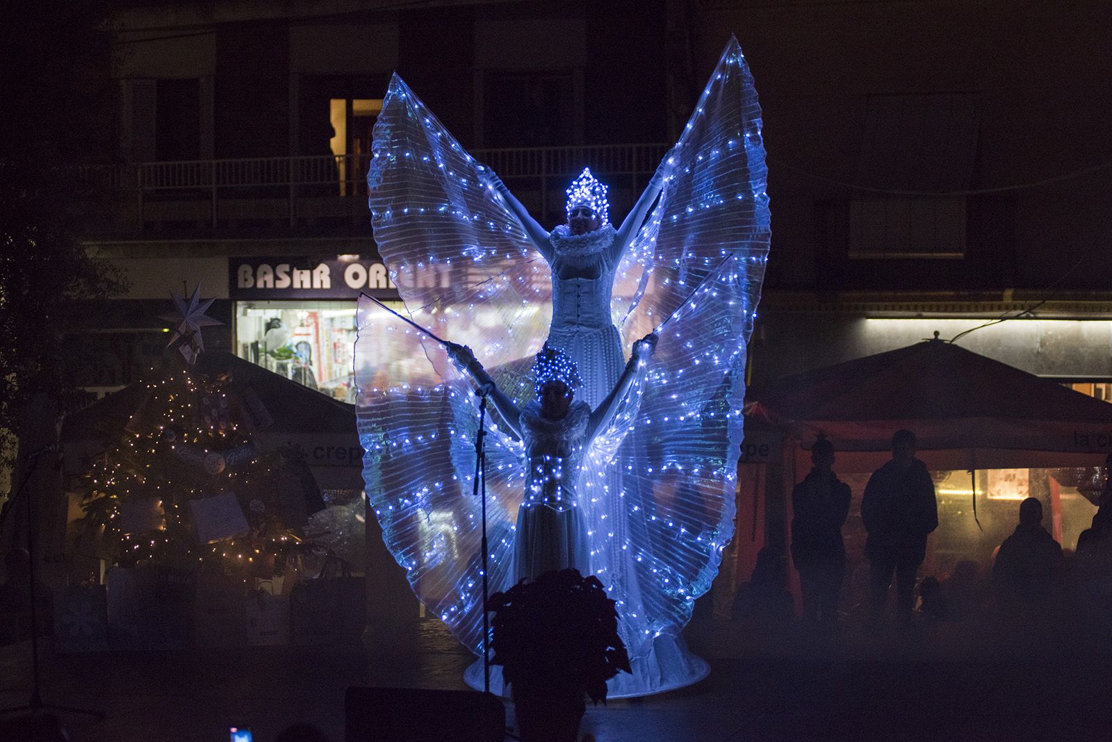 Encesa de llums de Nadal a Sant Cugat 2022. FOTO: Bernat Millet.