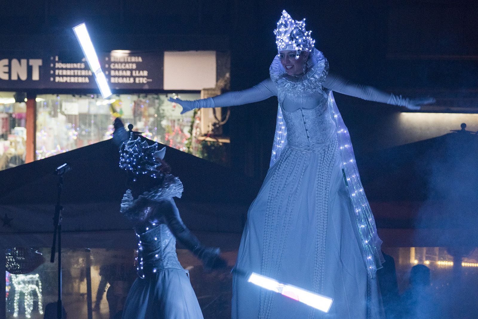 Encesa de llums de Nadal a Sant Cugat 2022. FOTO: Bernat Millet.